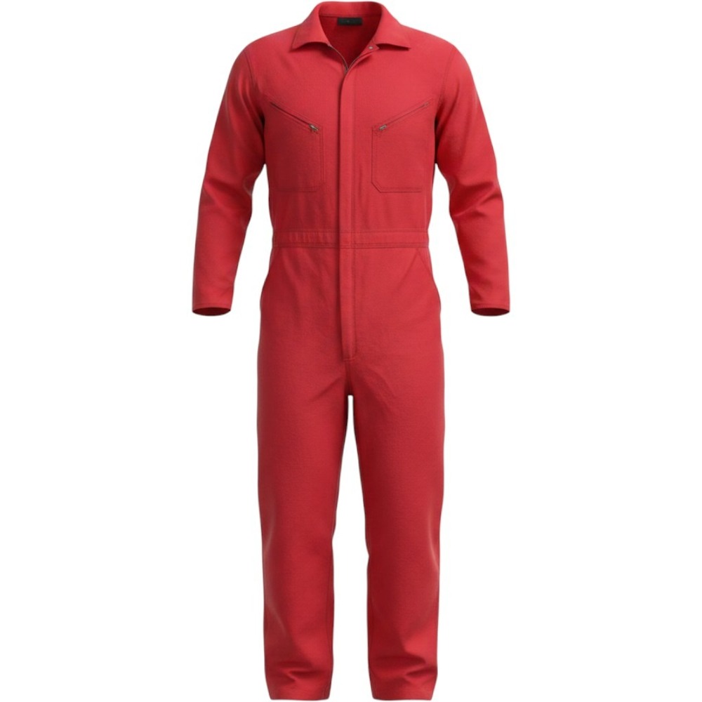 WearGuard Mens Red Long Sleeve Workwear Coveralls Jumpsuit XLT 319RD XL Tall